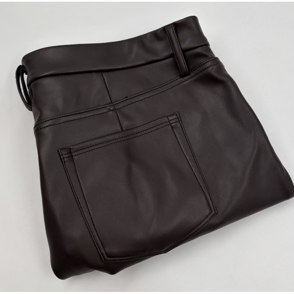 Good American Women's‎ 14/32 Brown Faux Leather Mini Skirt - Picture 1 of 6